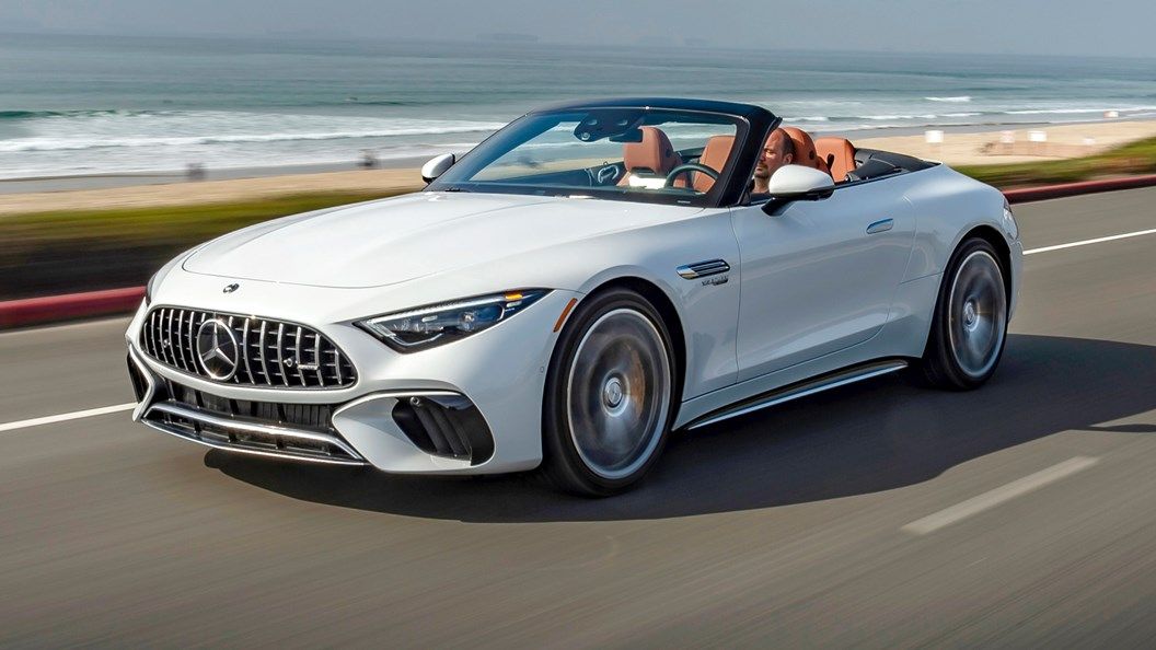 最美奔驰回归 挑战保时捷911！海外试驾AMG SL 55！  -图7